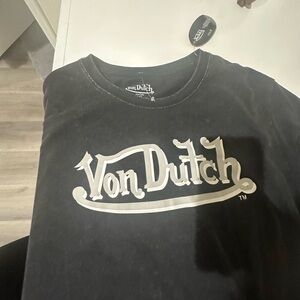 Von Dutch Charcoal Short Sleeve Tee